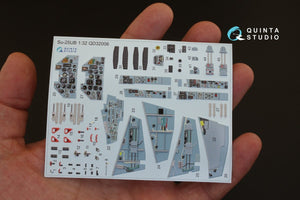 Quinta Studio QD32006 Su-25UB 3D-Printed &amp;amp; coloured Interior on decal paper (for Trumpeter kit) 1/32 – imagen 2