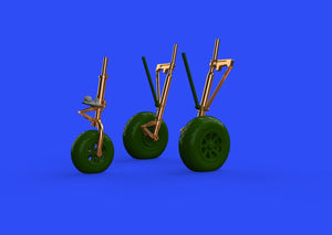 Eduard 648521 P-38F/ G undercarriage legs BRONZE 1/48 TAMIYA