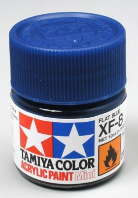 Tamiya XF8 Flat Blue (81708) Acrylic paint 10ml – Bild 2