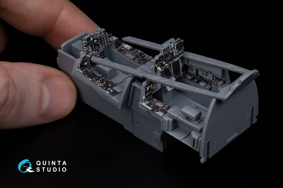 Quinta Studio QD48245 F-4EJ Kai 3D-Printed &amp;amp; coloured Interior on decal paper (ZM SWS) 1/48 – immagine 4