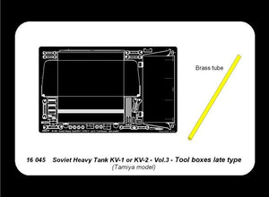 Aber 16045 Russian Heavy Tank KV-1 or KV-2 vol3 - Tool boxes late 1/16 – immagine 4
