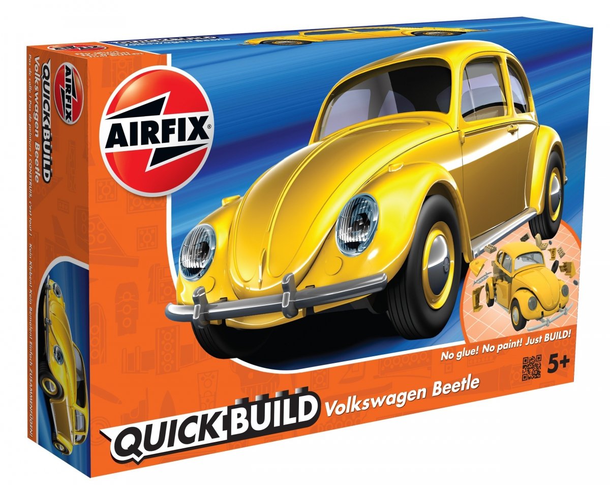 Airfix 6023 QUICK BUILD VW Beetle yellow – image 2