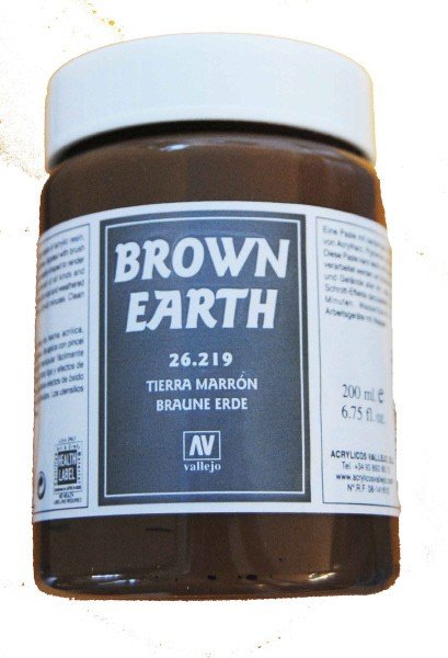Vallejo 26219 Textures de pierre. Terre brune 200 ml  – image 2