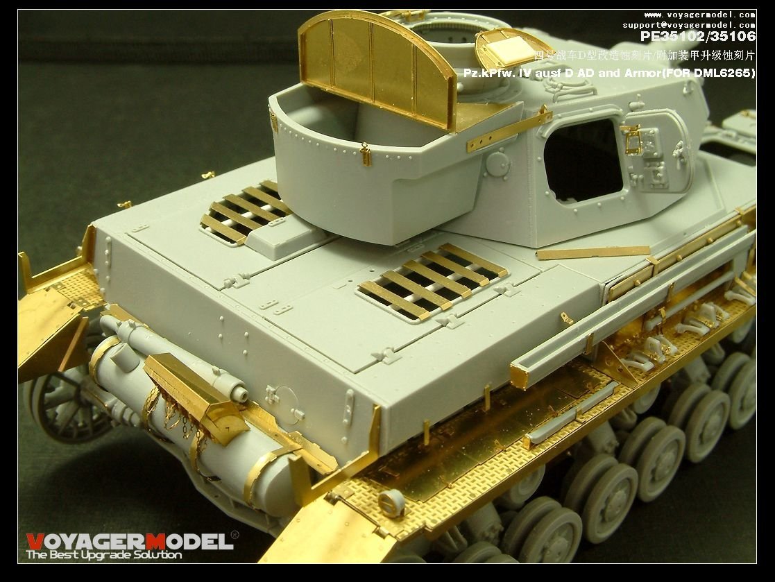 Voyager Model PE35106 Pz.kPfw. IV ausf D AD Armor 1/35 – zdjęcie 16