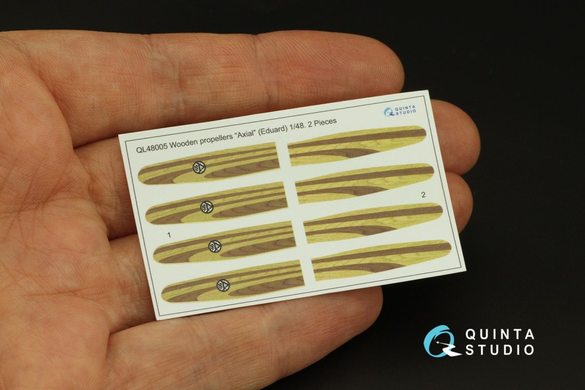 Quinta Studio QL48005 Axial Propeller (Eduard) 1/48 – immagine 6