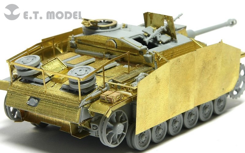 E.T. Model E72-016 WWII German StuG.III Ausf.G Fenders For DRAGON Kit 1/72 – immagine 2
