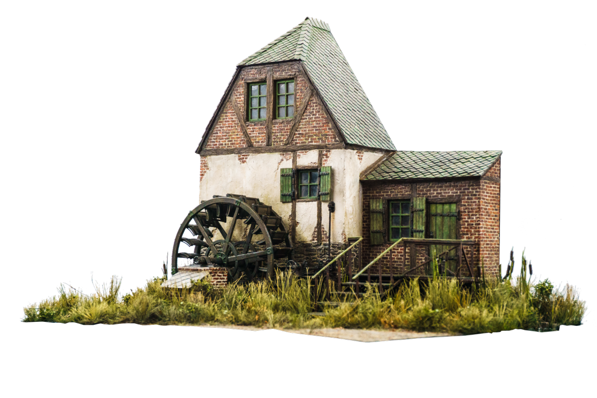 RT-Diorama 35024 Diorama-Base: Watermill 1/35 – image 2