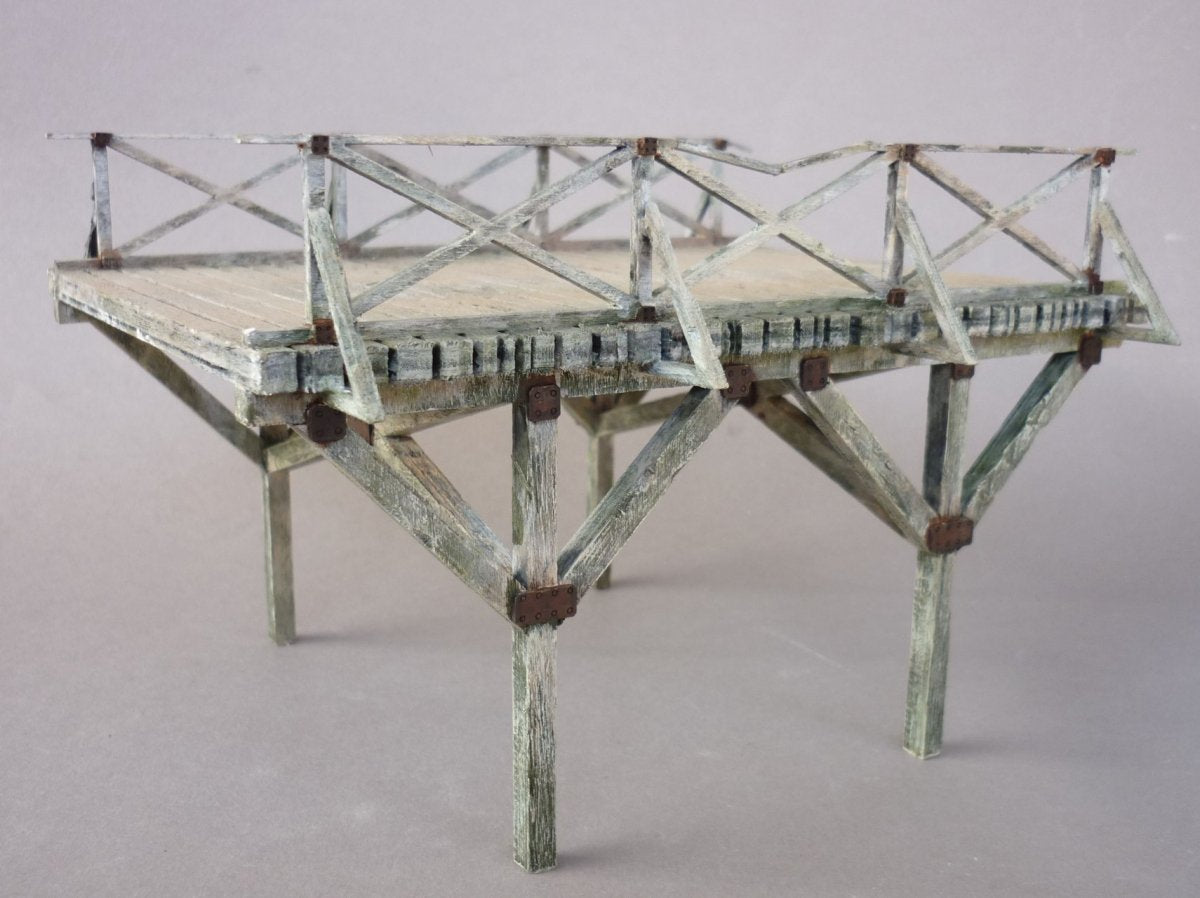 RT-Diorama 35546 Wooden bridge 1/35 – imagen 2