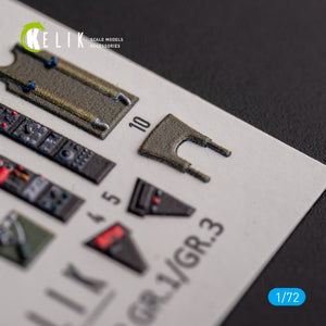 KELIK K72121 Jaguar GR.1/GR.3 - interior 3D decals for Italeri kit 1/72 – immagine 5