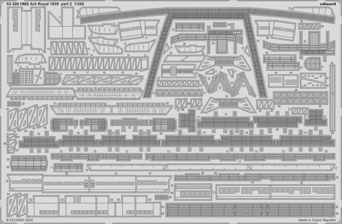 Eduard BIG5372 HMS Ark Royal 1939 I LOVE KIT 1/350 – image 2