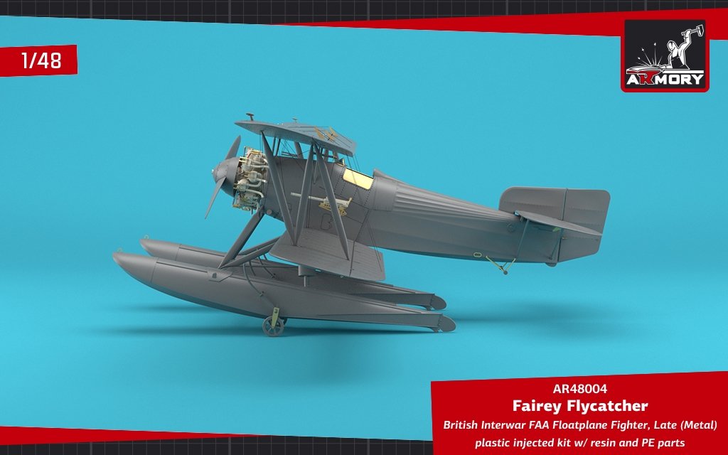 Armory Models 48004 Fairey Flycatcher British Interwar FAA Floatplane Fighter, Late (Metal) 1/48 – image 23
