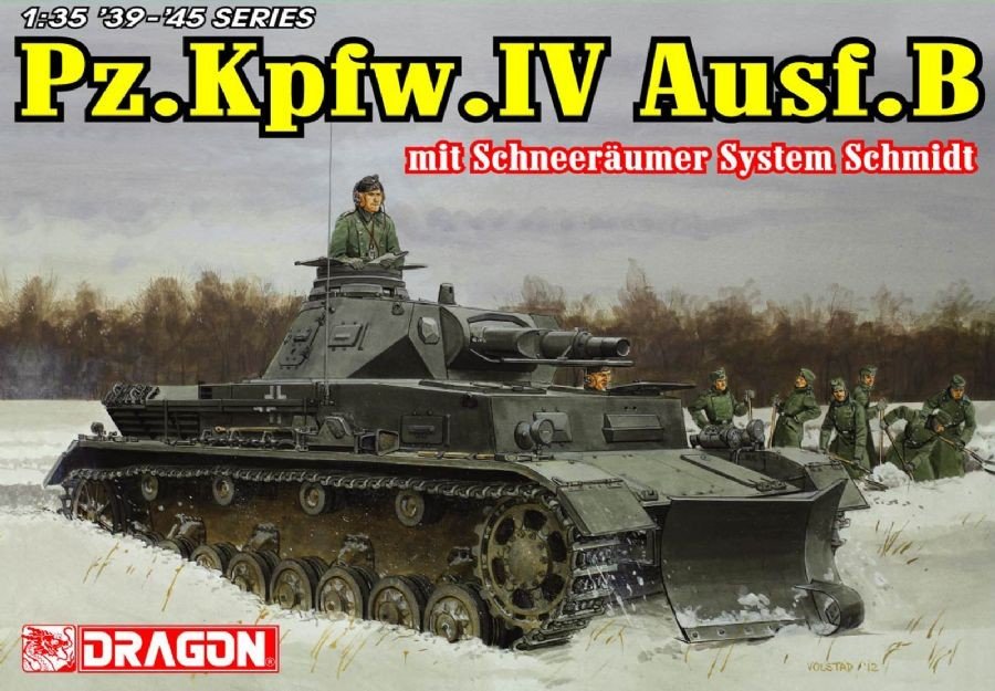 Dragon 6764 Pz.Kpfw.IV Ausf.B mit Schneeraumer System Schmidt 1/35