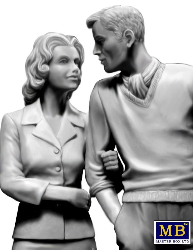 Master Box 24029 Dangerous Curves Series. Bob and Sally - The Happy Couple 1/24 – immagine 3