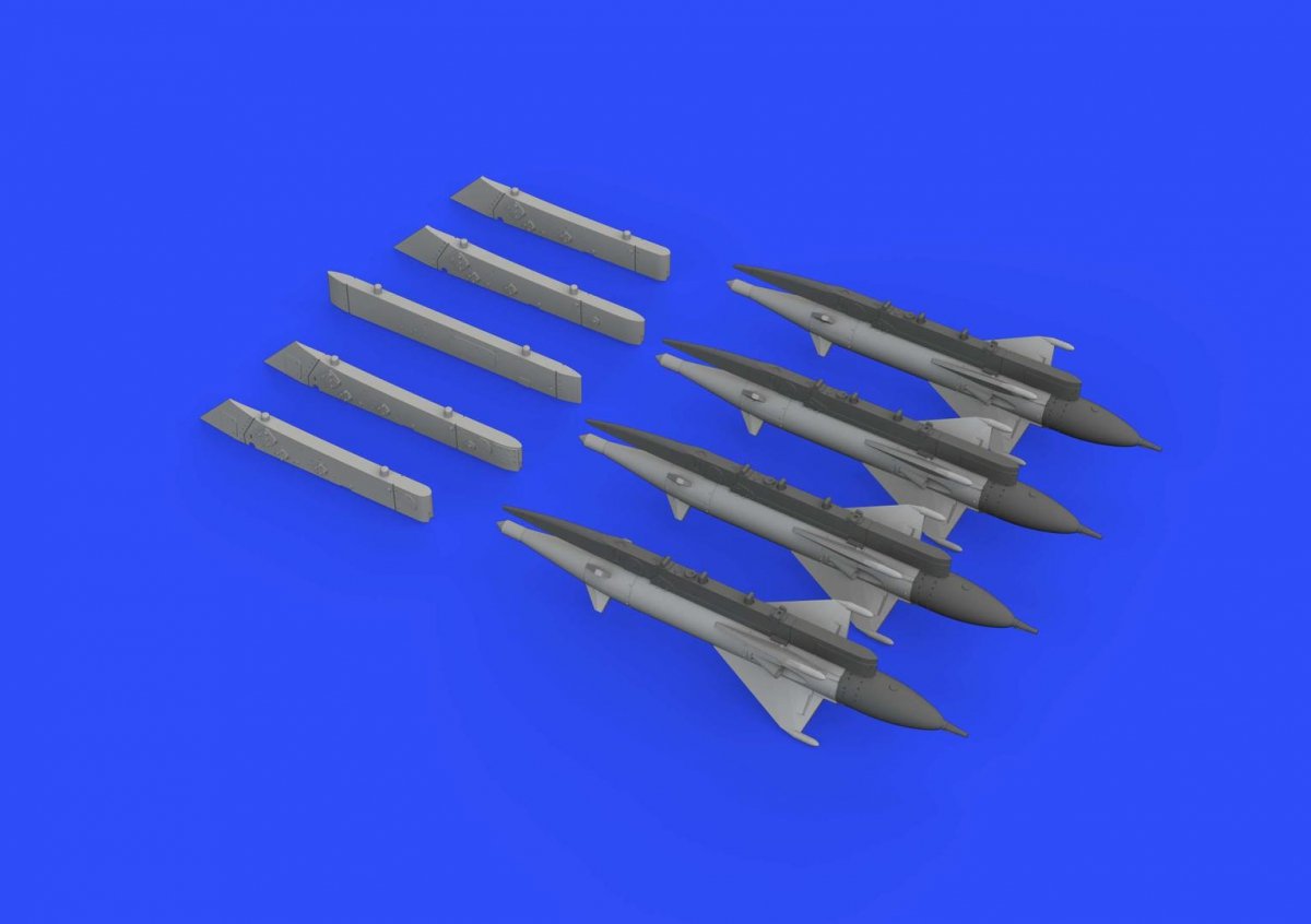 Eduard 672192 RS-2US missiles w/ pylons for MiG-21 EDUARD 1/72 – zdjęcie 3