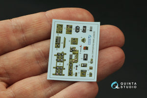 Quinta Studio QD48477 A6M3 Zero 3D-Printed coloured Interior on decal paper (Eduard) 1/48 – imagen 5