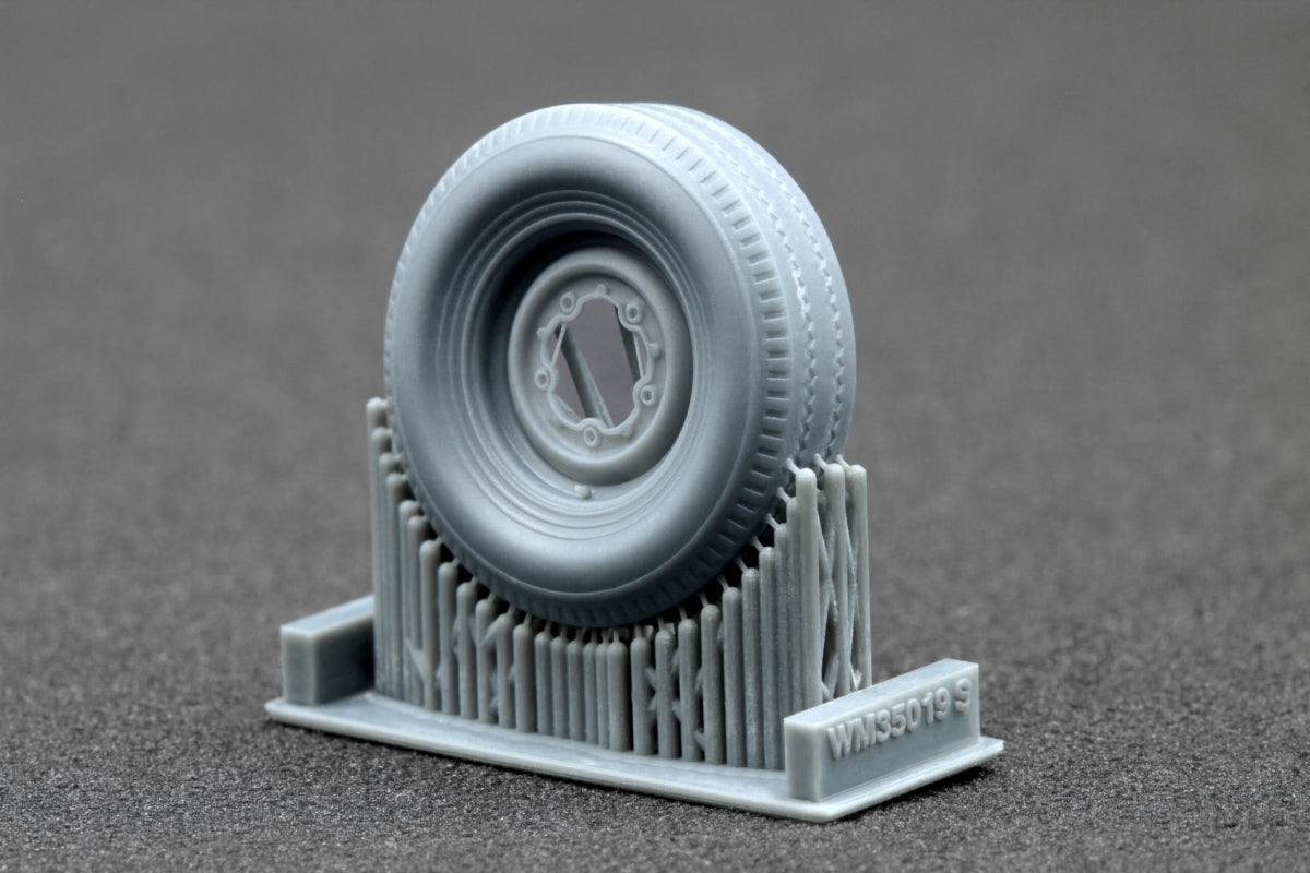 ScaleX WM 35019S CARGO TRUCK T2 Sagged wheel set (for AK-Interactive) 1/35
