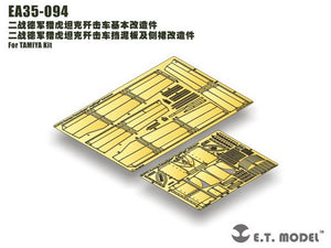 E.T. Model EA35-094 WWII German Panzerjager &amp;quot;Jagdtiger&amp;quot; Fender &amp;amp; Side Skirts 1/35 – Bild 2