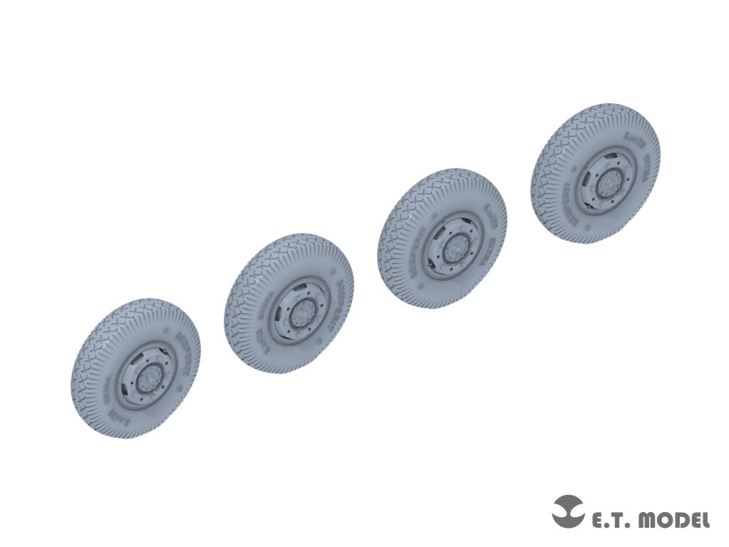 ET Model P35-108 WWII German Sd.Kfz.234 Large Diameter Weighted Wheels Type.8 1/35 – image 2