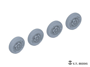 ET Model P35-108 WWII German Sd.Kfz.234 Large Diameter Weighted Wheels Type.8 1/35 – image 2