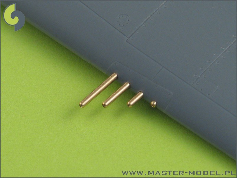 Master AM-72-002 P-47 Thunderbolt .50 Browning M2 barrels (8pcs) – image 2