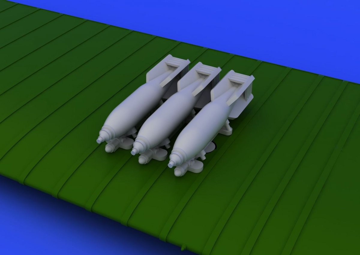 Eduard 672069 B.534 bombs &amp;amp; racks 1/72 (EDUARD) – imagen 3