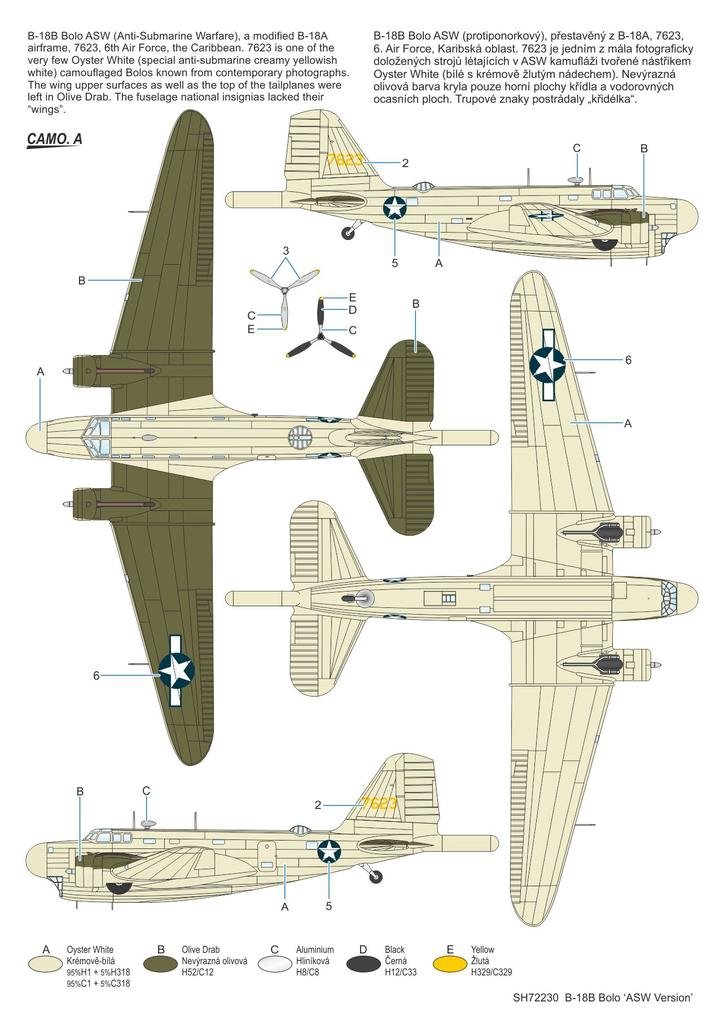 Special Hobby 72230 B-18B Bolo &amp;#39;ASW Version&amp;#39; 1/72 – imagen 5
