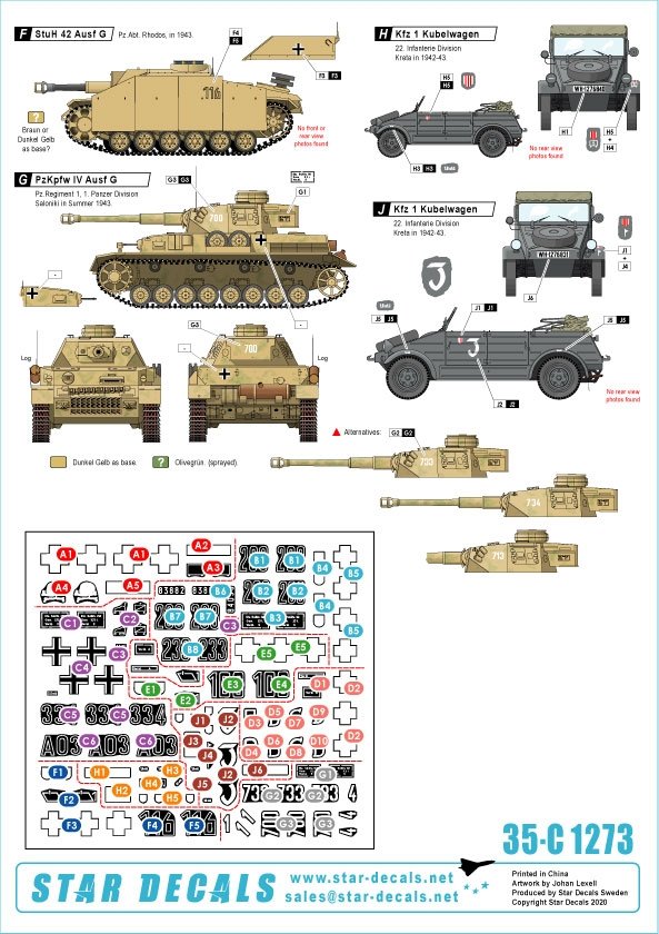 Star Decals 35-C1273 Balkan WW2 #4 1/35 – image 2