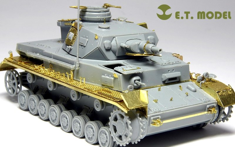 E.T. Model E72-007 WWII German Pz.Kpfw.IV Ausf. F1 For DRAGON 7321 1/72 – zdjęcie 2