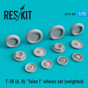 RESKIT RS72-0385 T-38 (A, B) &amp;quot;TALON L&amp;quot; WHEELS SET (WEIGHTED) 1/72