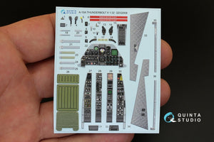 Intérieur imprimé en 3D et coloré sur papier décalcomanie Quinta Studio QD32008 A-10A (pour maquette Trumpeter) 1/32 – image 2