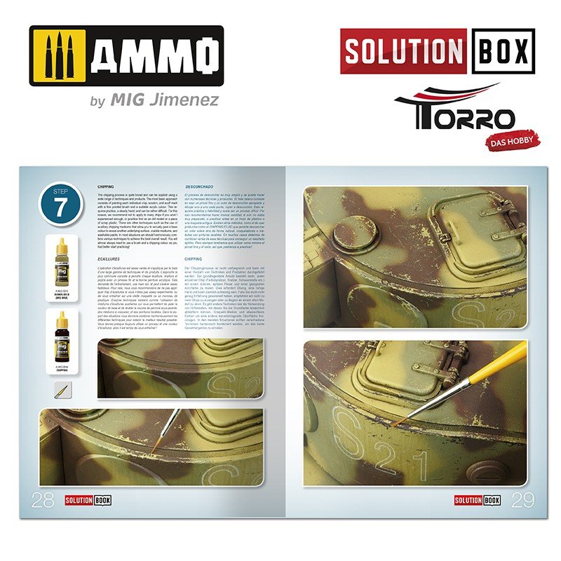 AMMO of Mig Jimenez 2414300000 SOLUTION BOX – WWII GERMAN TANKS – imagen 6