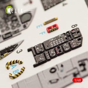 KELIK K48044 F-15C MSIP II EAGLE INTERIOR 3D DECALS FOR GWH KIT 1/48 – immagine 4
