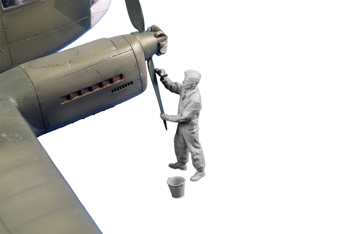 CMK F48359 Siebel Si 204/Aero C-3 Rigger (entretien des hélices) 1/48 – image 2