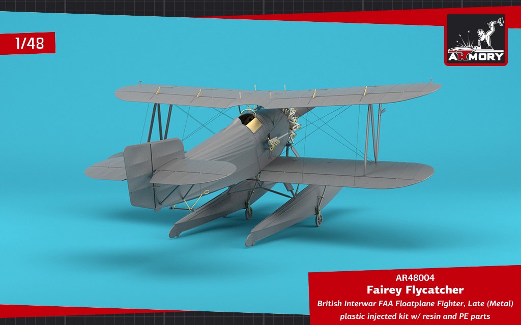 Armory Models 48004 Fairey Flycatcher British Interwar FAA Floatplane Fighter, Late (Metal) 1/48 – image 17
