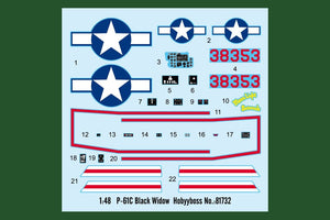 Hobby Boss 81732 P-61C Black Widow 1/48 – imagen 2