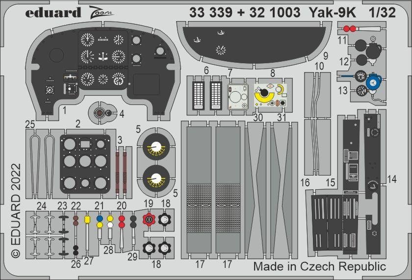Eduard BIG33149 Yak-9K ICM 1/32 – immagine 2