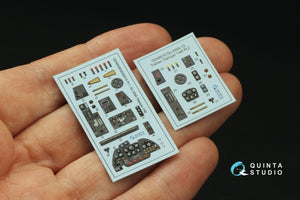 Quinta Studio QD48515 Do 335A-12 Trainer 3D-Printed &amp;amp; colored Interior on decal paper (Tamiya) 1/48 – image 4