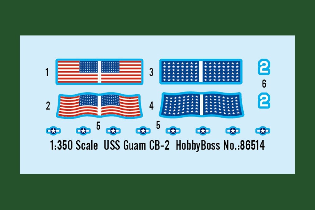 Hobby Boss 86514 USS Guam CB-2 1/350 – Bild 3