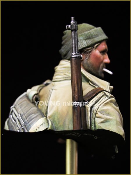 Young Miniatures YM1841 Parachutiste américain Seconde Guerre mondiale 17e division aéroportée 1/10 – image 6