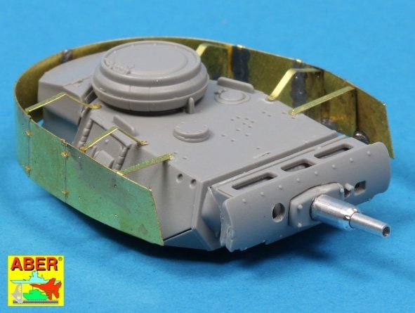 Aber 72A10 Osłony wieży do PzKpfw III / Turret skirts for PzKpfw III 1/72 – Bild 3