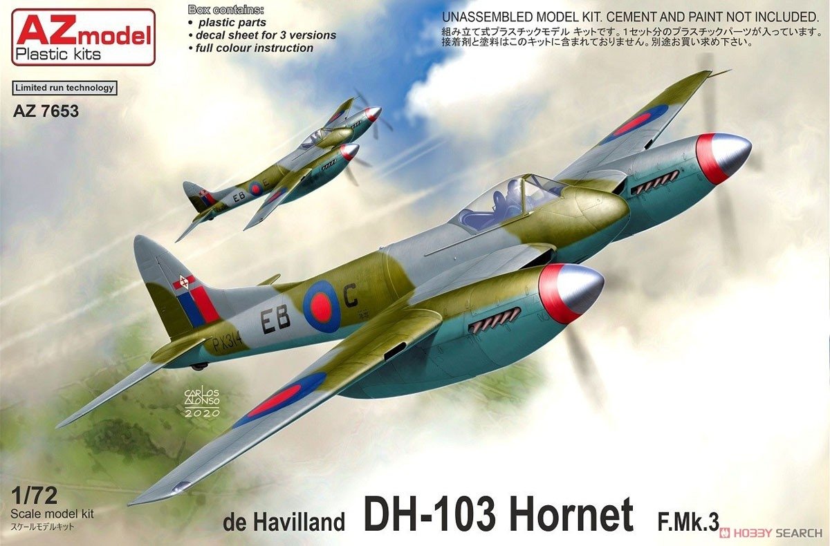 AZ Modèle AZ7653 de Havilland DH.103 Hornet F Mk. 3 1/72