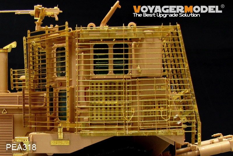 Voyager Model PEA318 Modern IDF D9R Armored BullDozer slat armour (FOR MENG SS-002) 1/35 – Bild 4