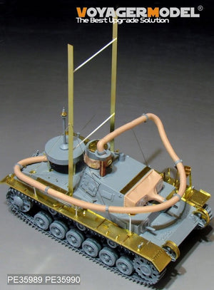 Voyager Model PE35989 WWII German Pz.KPfw.III (T)Ausf.F &amp;quot;Operation Seelowe&amp;quot; Basic For DRAGON 6877/6717 1/35 – imagen 4