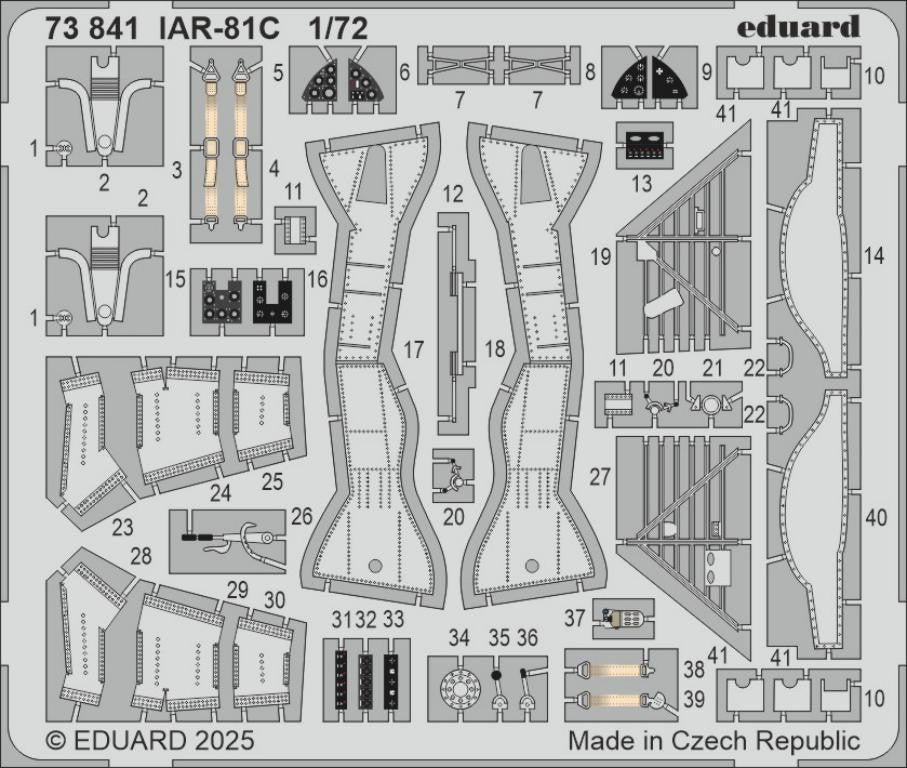 Eduard 73841 IAR-81C ensemble de détails IBG 1/72