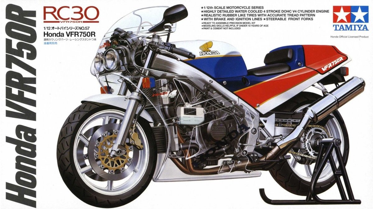 Tamiya 14057 Honda VFR750R 1/12