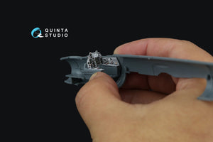 Quinta Studio QD72109 MiG-21PFM Gray panels 3D-Printed &amp;amp; coloured Interior on decal paper (Eduard) 1/72 – immagine 8