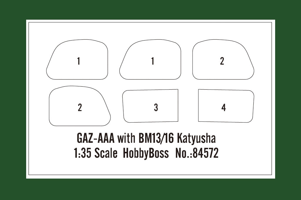 Hobby Boss 84572 GAZ-AAA avec BM13/16 Katyusha 1/35 – image 13