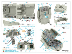 Quinta Studio QD+35106 AH-64D 3D-Printed &amp;amp; coloured Interior on decal paper (Takom) (with 3D-printed resin parts) 1/35 – Bild 2