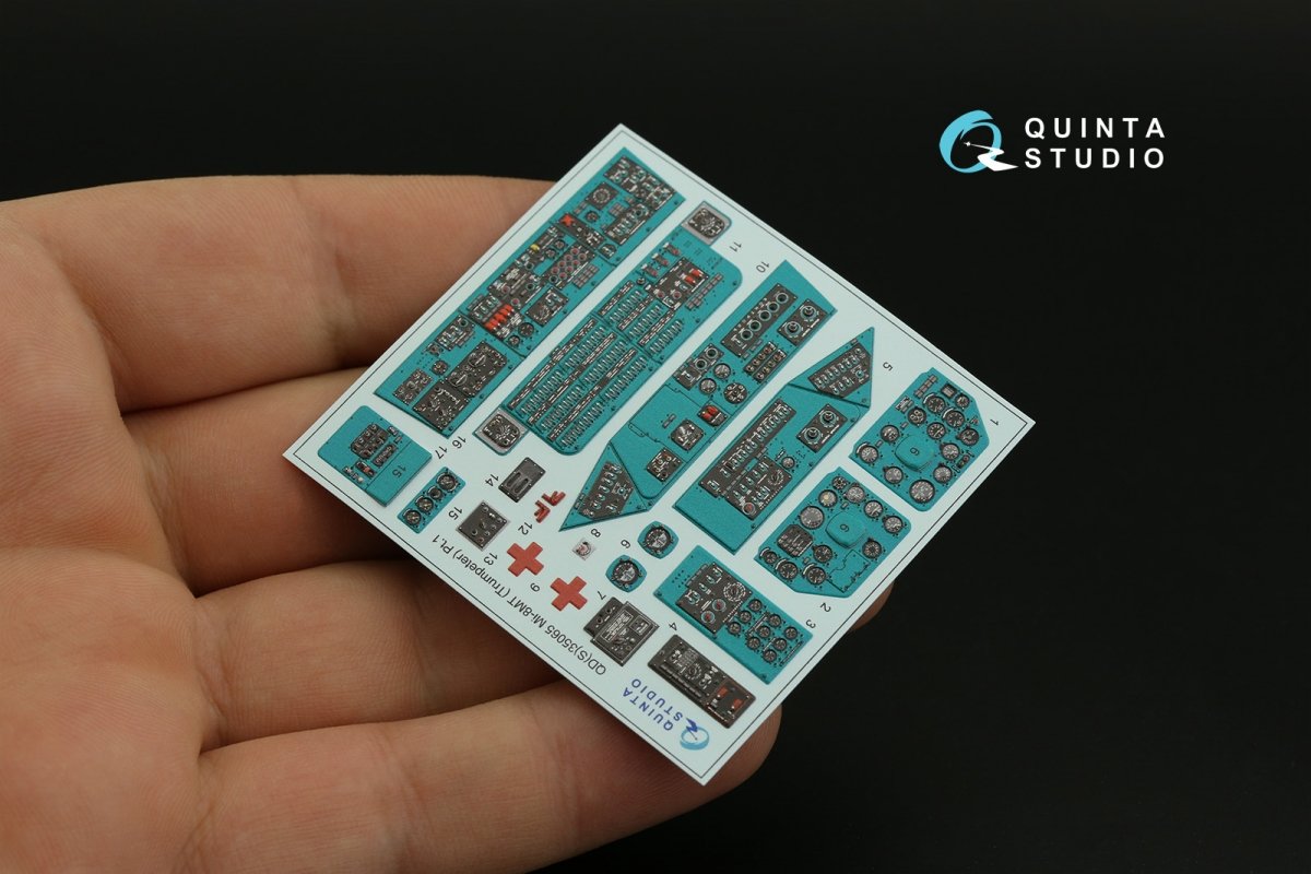 Quinta Studio QD35065 Mi-8MT 3D-Printed &amp;amp; coloured Interior on decal paper (Trumpeter) 1/35 – immagine 2