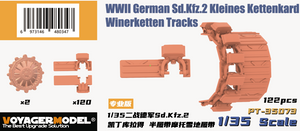 Heavy Hobby PT35073 WWII German Sd.Kfz.2 Kleines Kettenkard Winerketten Tracks 1/35 – immagine 2